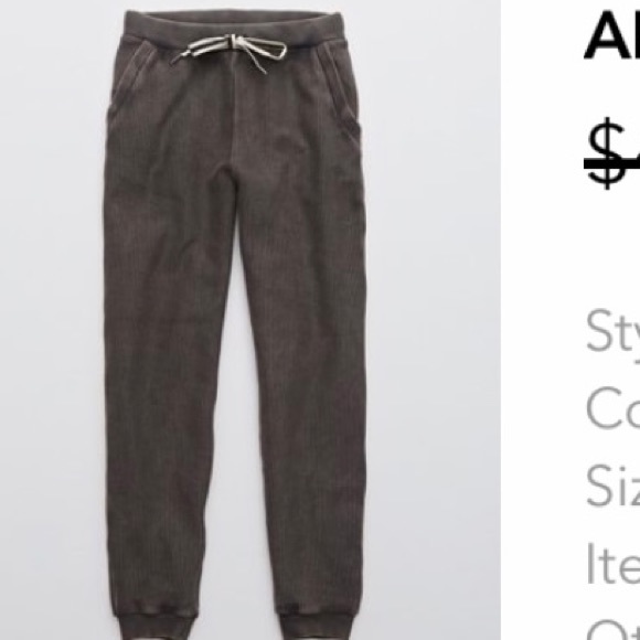 aerie Pants - AERIE CORDED JOGGER
